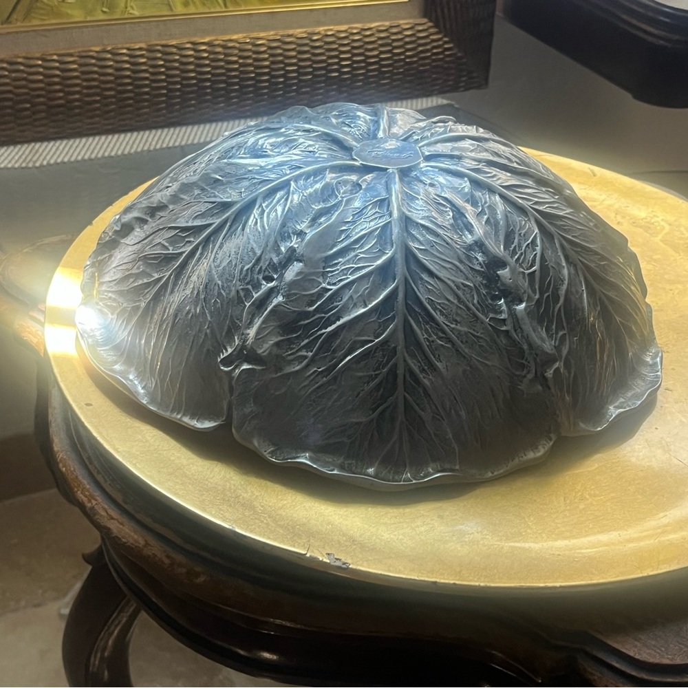 Silver Leaf-Shaped Bowl - Picture 4 of 9